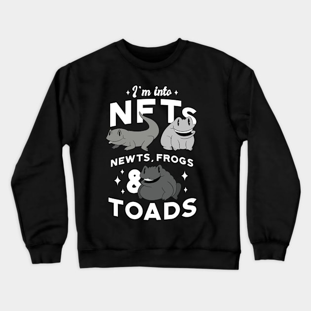 I Love NFTs Crewneck Sweatshirt by NobleTeeShop